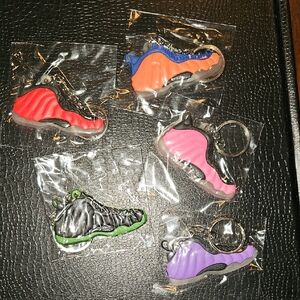 Colorful Nike Jordan Sneaker Keychains Set